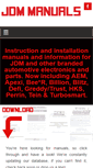 Mobile Screenshot of jdm-manuals.com